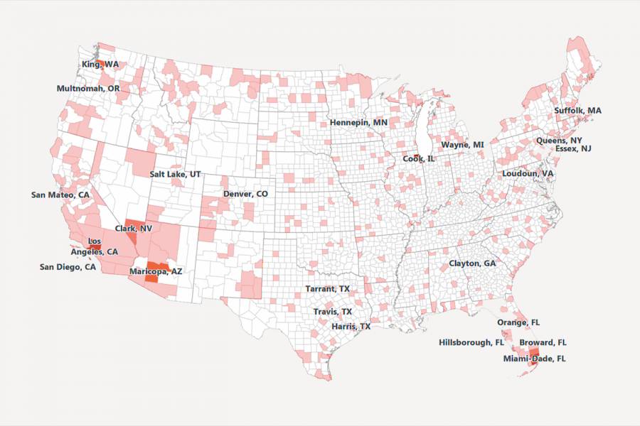 Measles map graphic