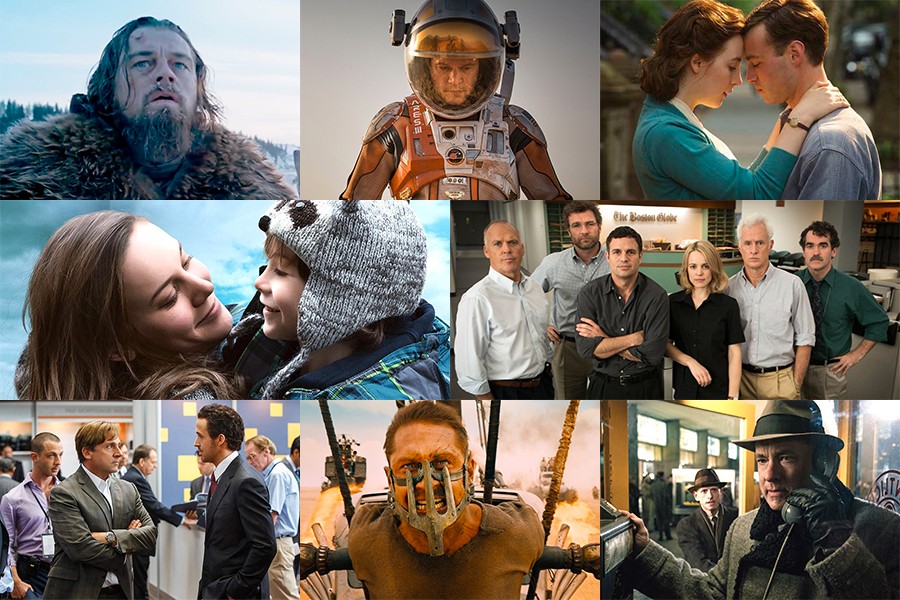 Images from each of eight 2016 Academy Award Best Picture nominees