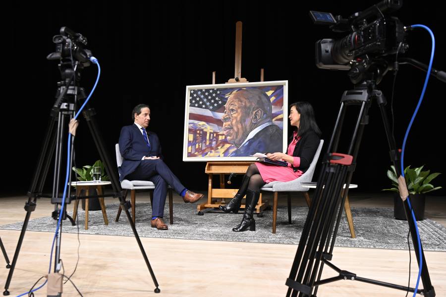 Jamie Raskin (left) and Hahrie Han