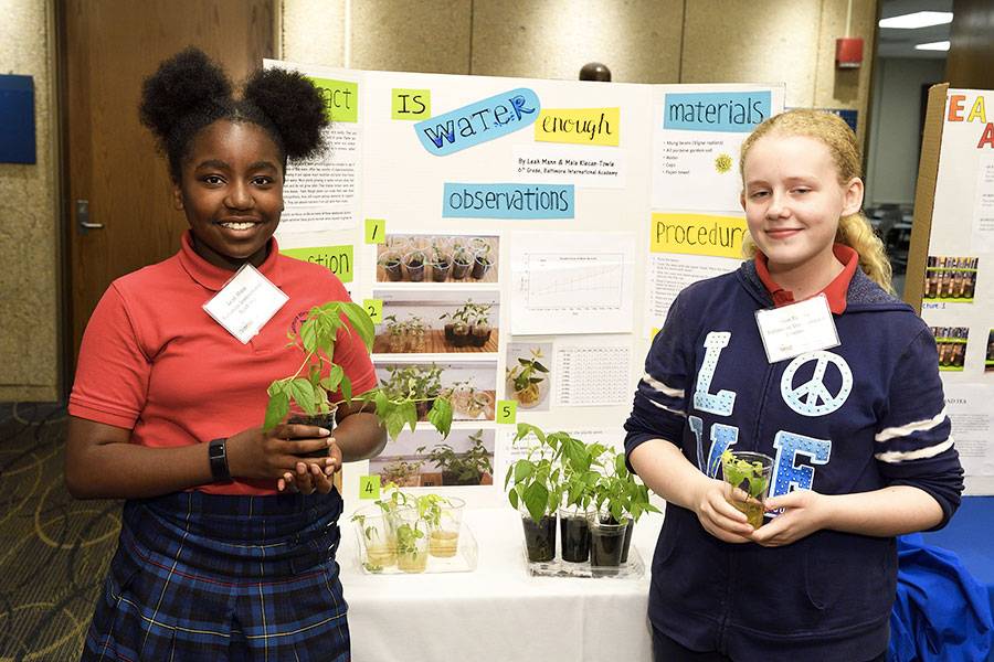 Community Science Fair 2018 participants