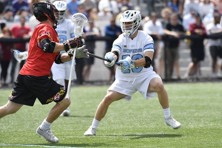 A Maryland attacked looks for room to maneuver against Johns Hopkins
