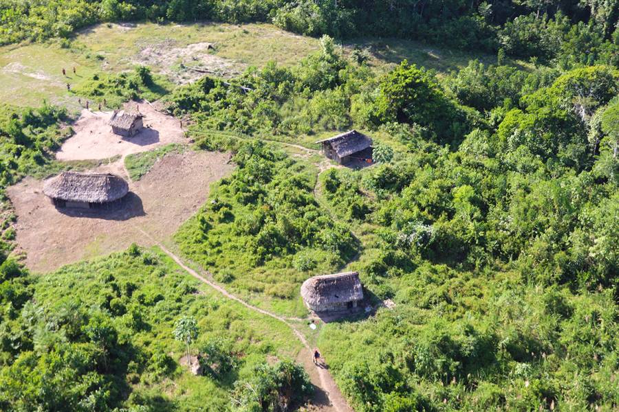 Yanomami village