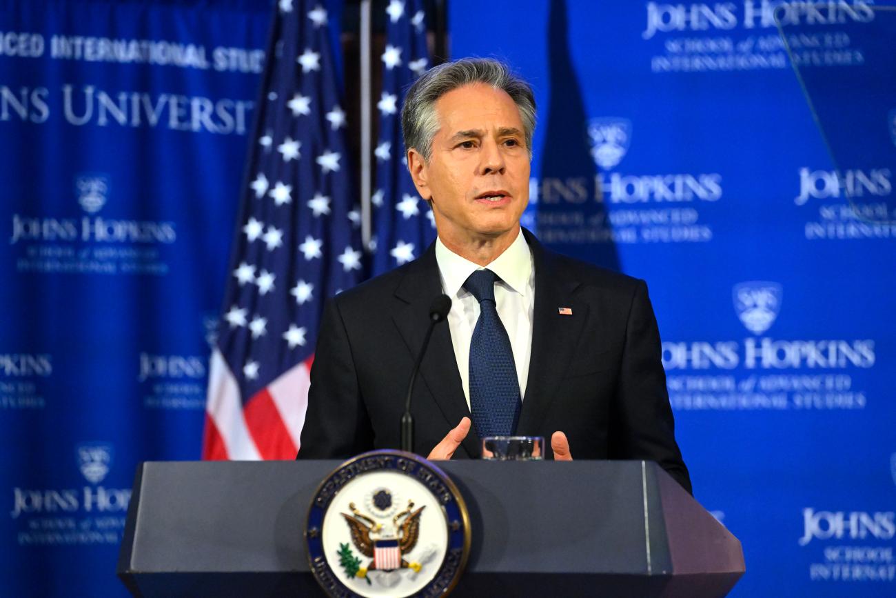 Blinken plaide en faveur de la diplomatie américaine dans le discours du SAIS à Johns Hopkins