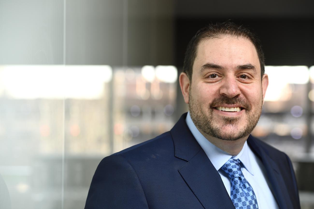 Trauma surgeon and gun violence survivor Joseph Sakran receives