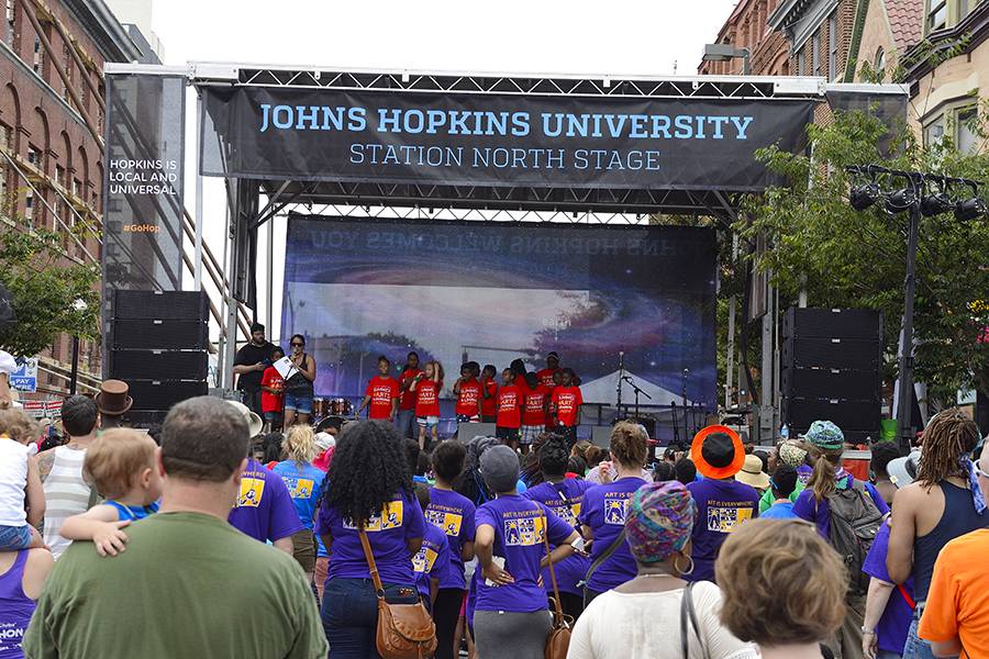 Artscape performances kick off on Johns Hopkins University Station