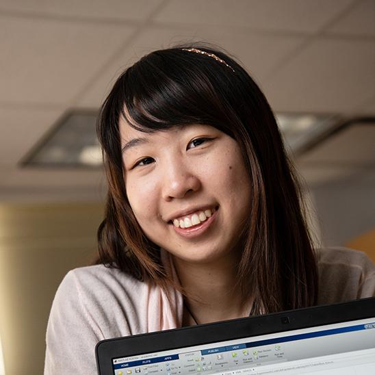 'G' whiz Student's lab work with the lowercase letter 'g' goes global