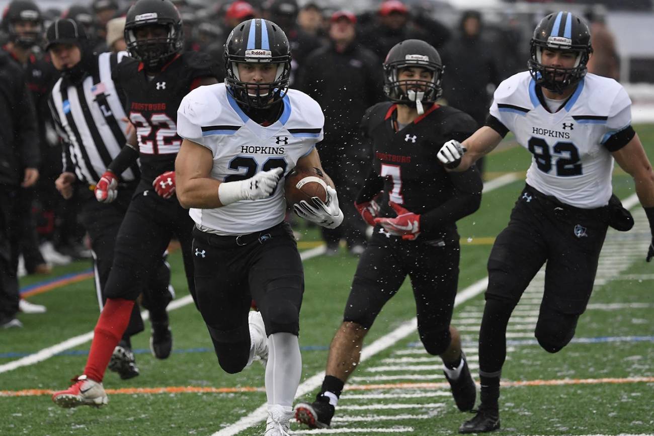 Hopkins races into NCAA quarterfinals Hub