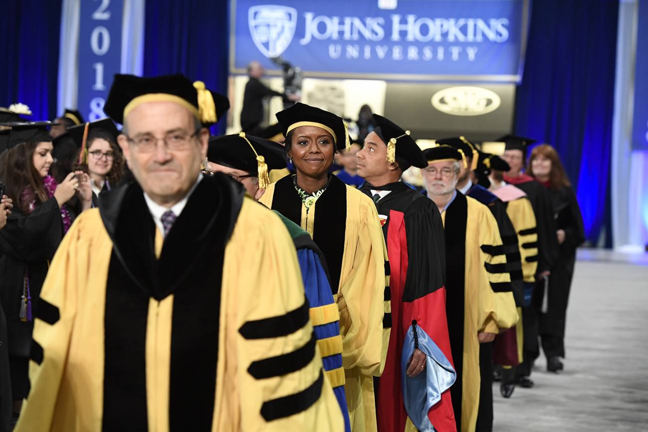 Six receive honorary degrees at Johns Hopkins commencement ceremony Hub