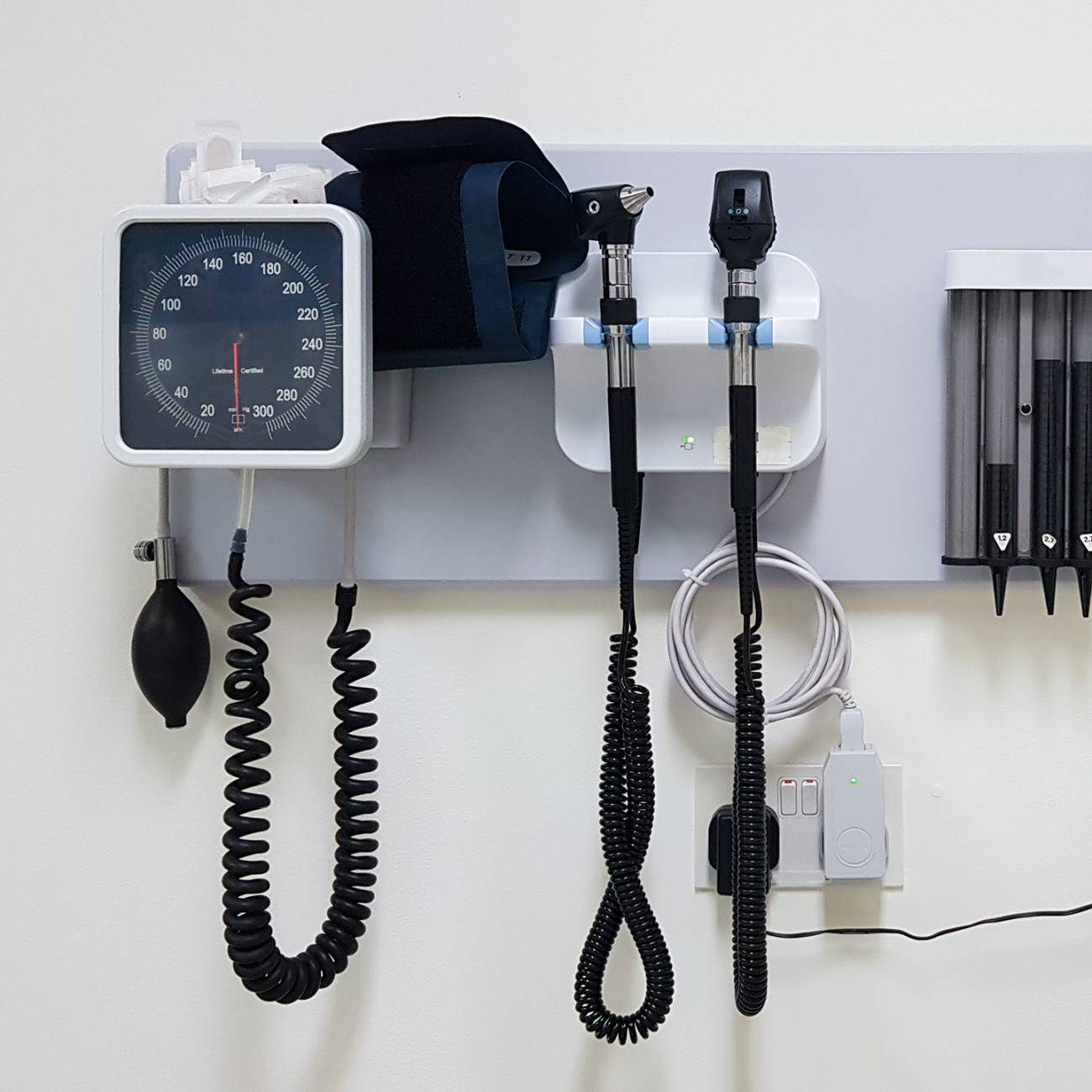 Wall-Mounted Blood Pressure Cuff