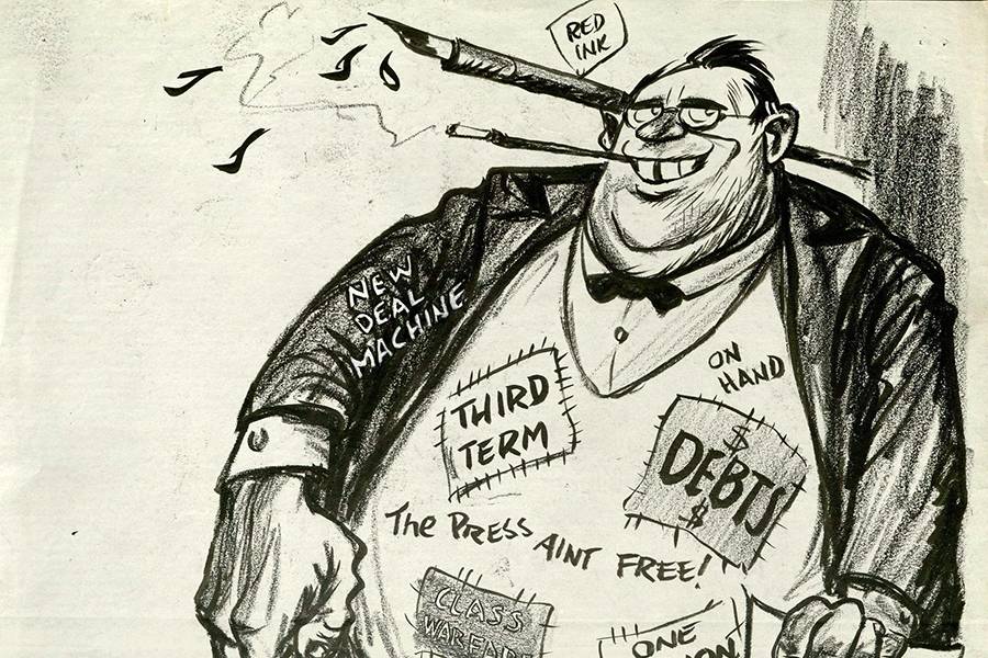 Political cartoons of the past resonate for Johns Hopkins student curator |  Hub