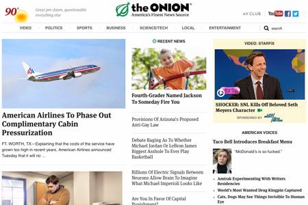 The Onion  America's Finest News Source.