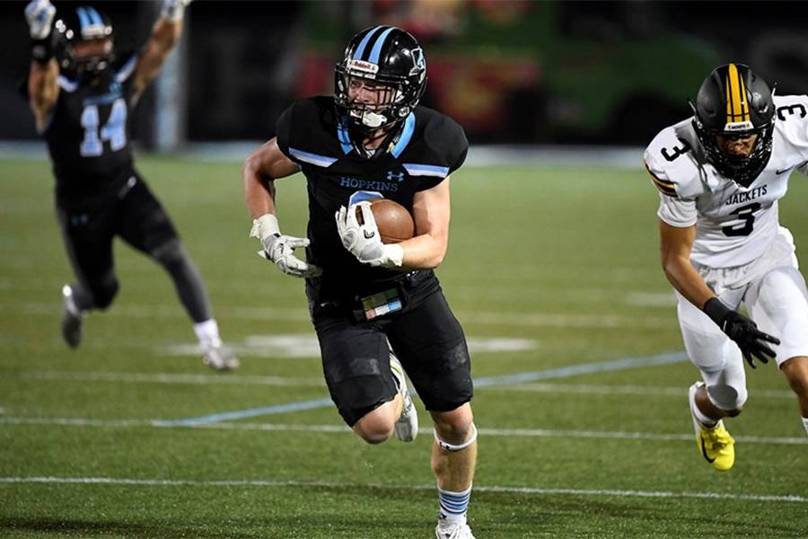 Football Secondhalf surge lifts Hopkins to win in opener Hub