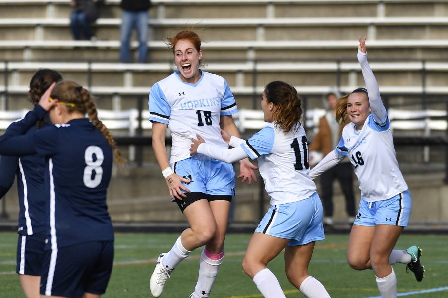 Women's soccer: Johns Hopkins advances to NCAA round of 16 for ninth