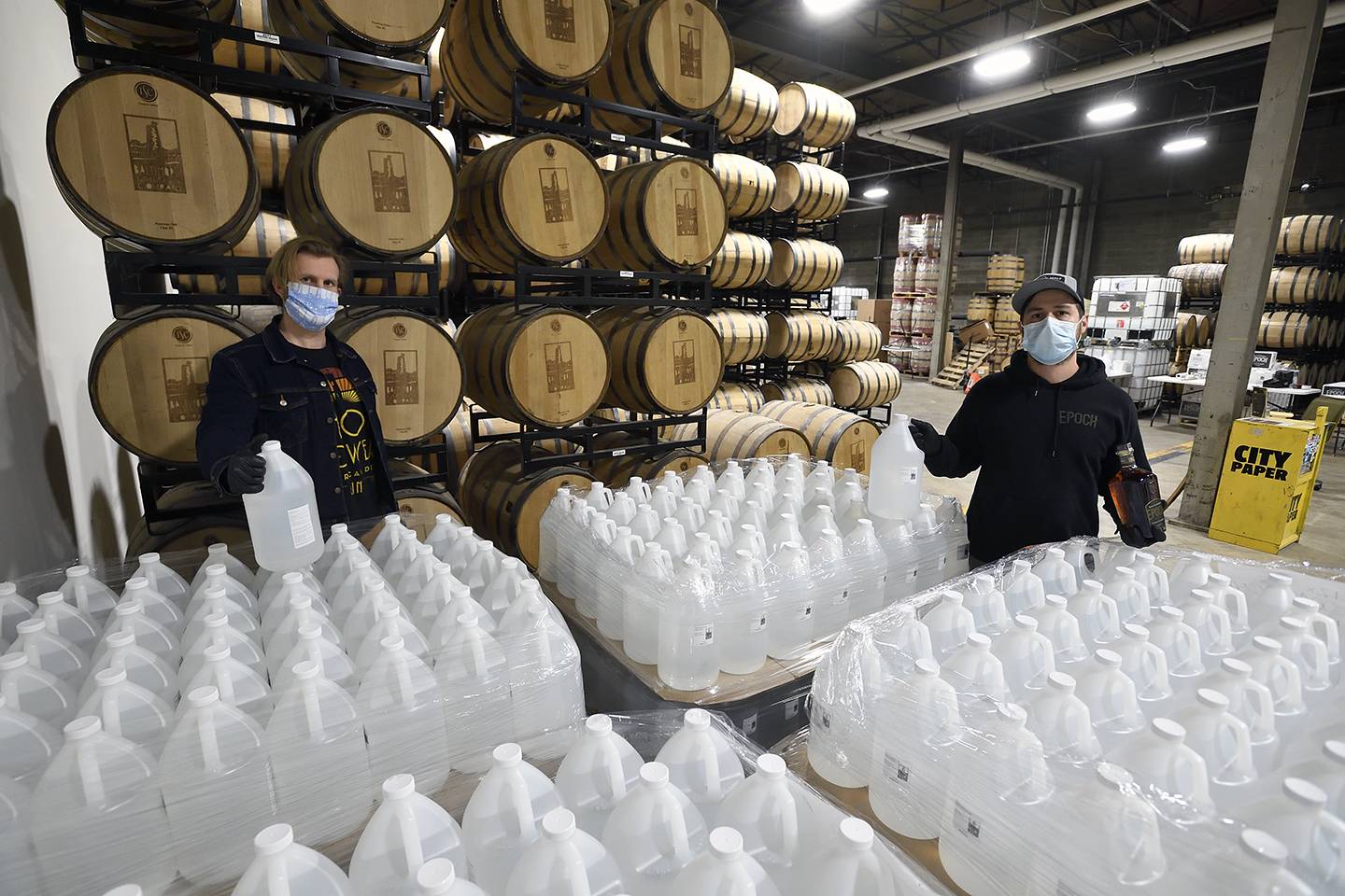 Baltimore Spirits Co. boosts local hand sanitizer supply Hub