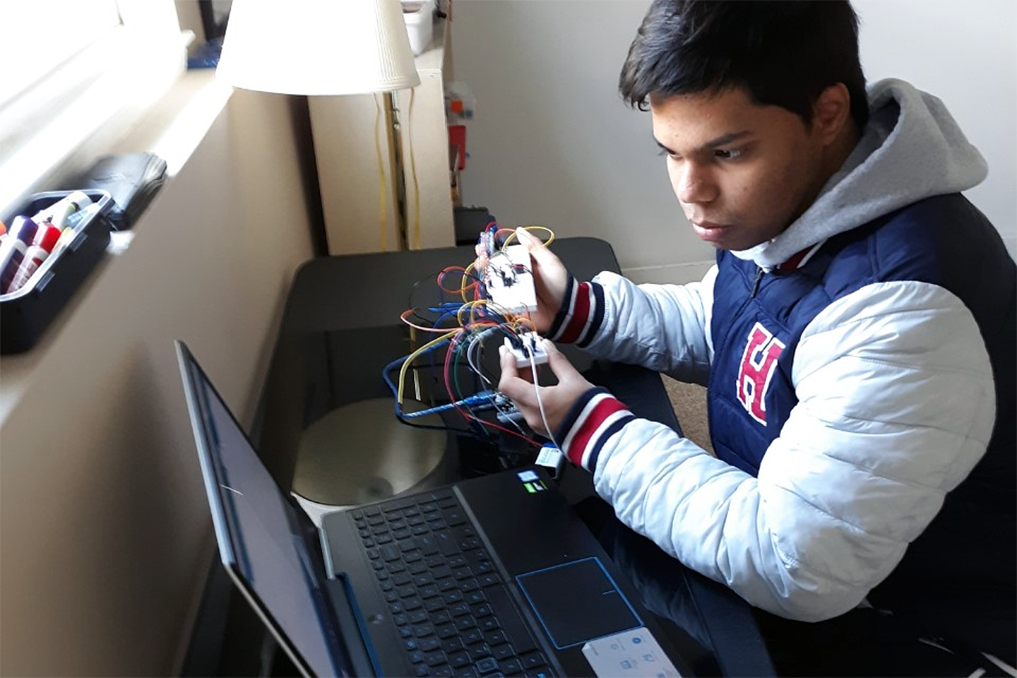 For engineering students, classes are an at-home design ...