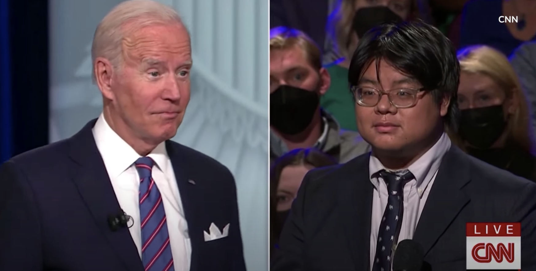 Video: Johns Hopkins student asks President Biden about climate change - The Hub at Johns Hopkins