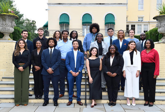 The 19 scholars who make of the third cohort of Vivien Thomas Scholars at Johns Hopkins University