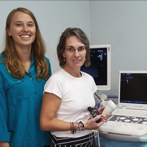 BME undergraducate senior Monica Rex and Dr. Susan Harvey